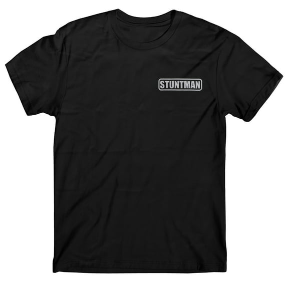 Stuntman t shirt, reflective logo, Stunt performer t shirt, Daredevil t shirt