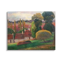 Stupell A Farm In Brittany Gauguin Classic Landscape Painting Gallery Wrapped Canvas Print Wall Art