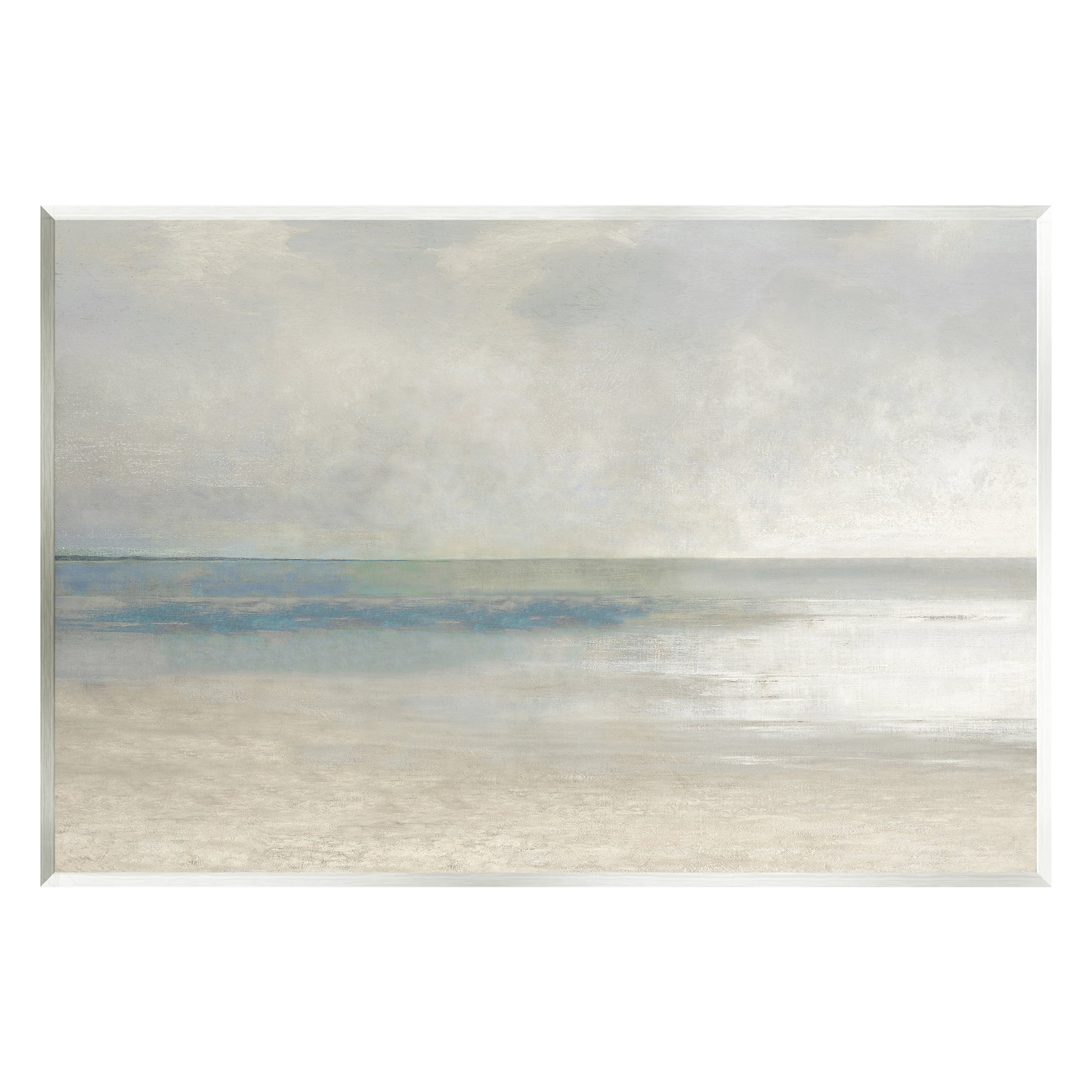 Stupell Abstract Beach Horizon Landscape Landscape Painting Wall Plaque Unframed Art Print Wall Art