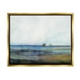 thumbnail image 1 of Stupell Abstract Beach Shore Nautical Landscape Abstract Painting Gold Floater Framed Art Print Wall Art, 1 of 6