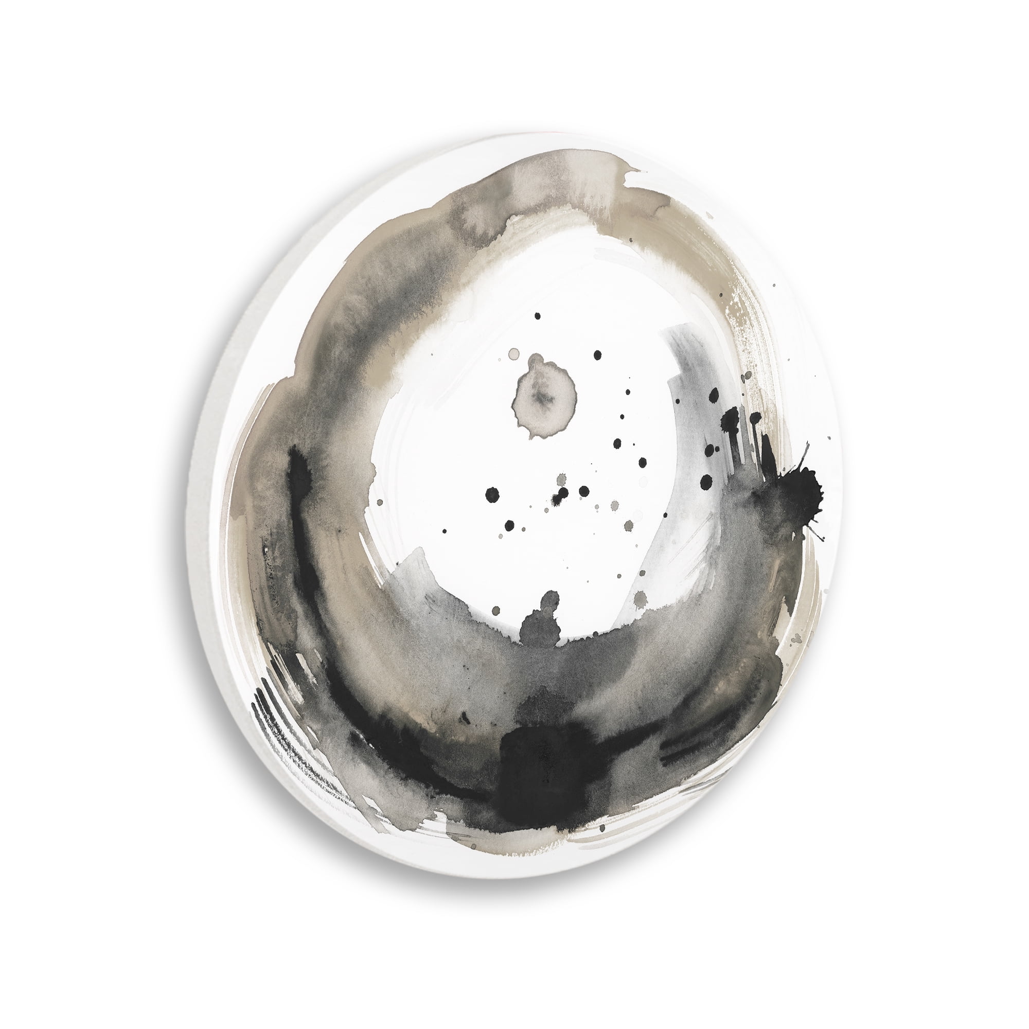 Stupell Abstract Neutral Circle Painting Abstract Painting Wall Plaque Unframed Art Print Wall Art