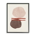 thumbnail image 1 of Stupell Abstract Round Shapes Contemporary Abstract Painting Black Framed Art Print Wall Art, 1 of 7
