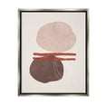 thumbnail image 1 of Stupell Abstract Round Shapes Contemporary Abstract Painting Gray Floater Framed Art Print Wall Art, 1 of 6
