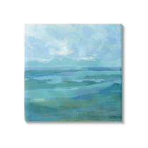 Stupell Abstract Sea Waves Landscape Landscape Painting Gallery Wrapped Canvas Print Wall Art
