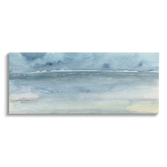 Stupell Abstract Sea Waves Tide Landscape Painting Gallery Wrapped Canvas Print Wall Art
