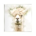 thumbnail image 1 of Stupell Alpaca Portrait Abstract Animal Animals & Insects Painting Wall Plaque Unframed Art Print Wall Art, 1 of 6