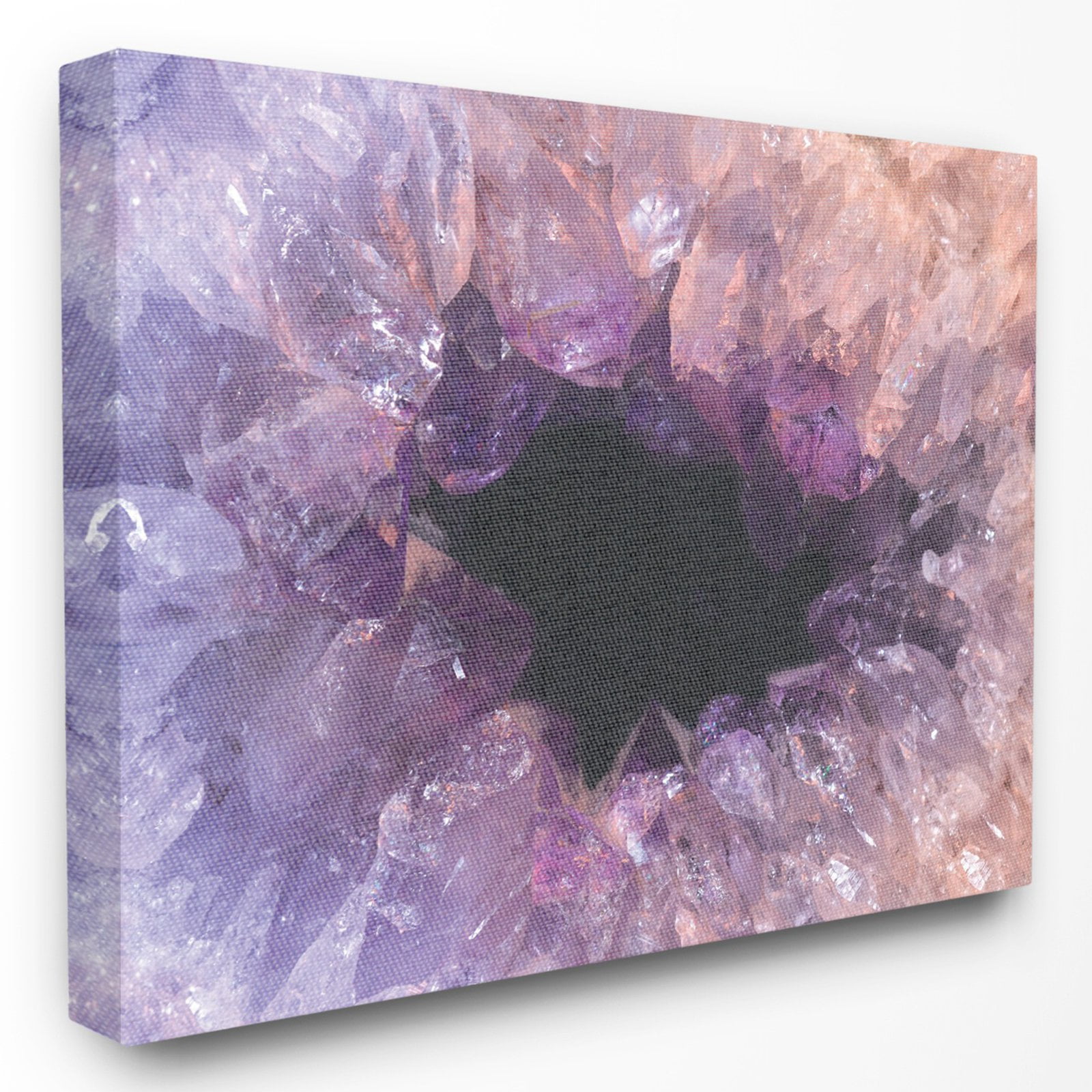 Stupell Amethyst Geode Cavern Photograph Canvas Art, 30 x 1.5 x 40