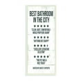 thumbnail image 1 of Stupell Bathroom Testimonials Five Star Funny Word Design Wood Wall Art, 7 x 17, Proudly A - 7 x 17, 1 of 5