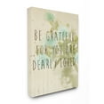 thumbnail image 1 of Stupell  'Be Grateful Dearly Loved' Floral Inspiration Stretched Canvas Wall Art 16 x 20, 1 of 4
