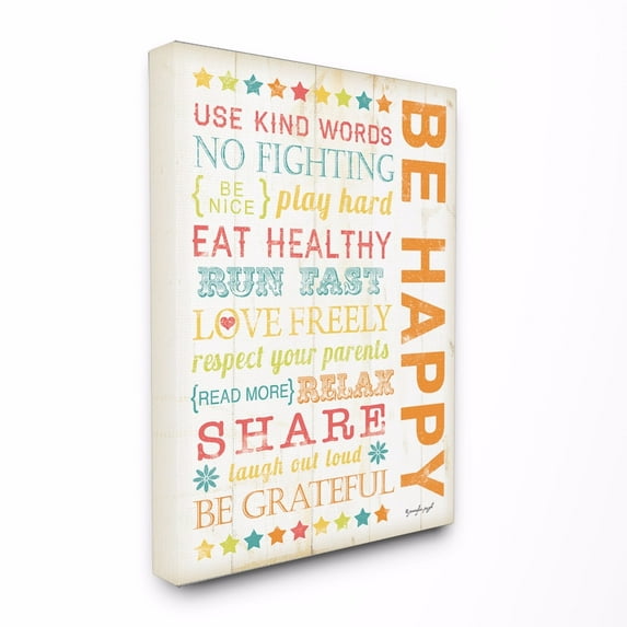 Stupell Be Happy Wall Art 16x20