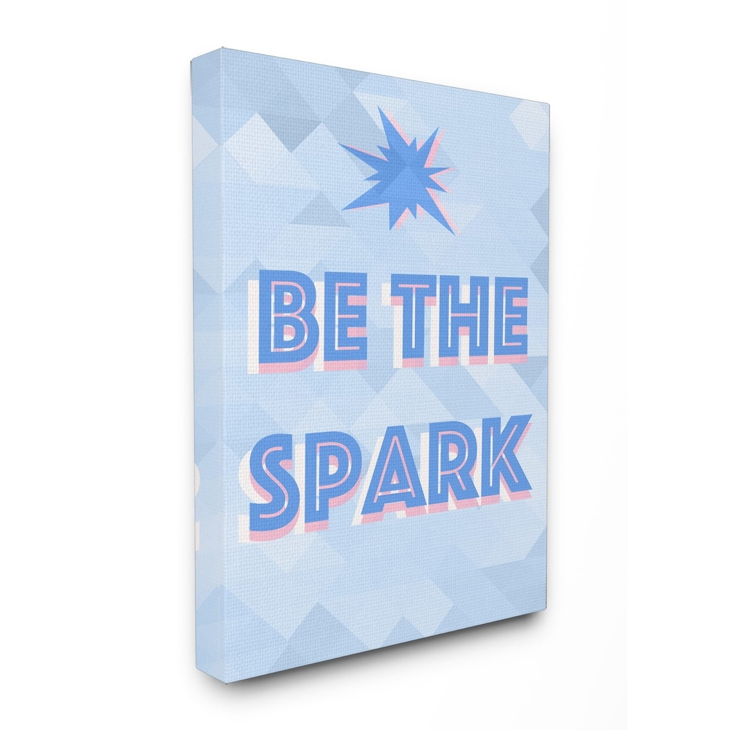 Stupell Be The Spark Geometric Canvas Wall Art 16 x 20
