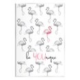 thumbnail image 1 of Stupell Be Younique Pink Flamingo Animals & Insects Painting Wall Plaque Unframed Art Print Wall Art, 1 of 6