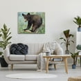 thumbnail image 1 of Stupell Bear Cub Forest Tree Wildlife Animals & Insects Painting Gallery Wrapped Canvas Print Wall Art, 1 of 5