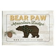 thumbnail image 1 of Stupell Bear Paw Mountain Lodge Cabin Animals & Insects Painting Wall Plaque Unframed Art Print Wall Art, 1 of 6