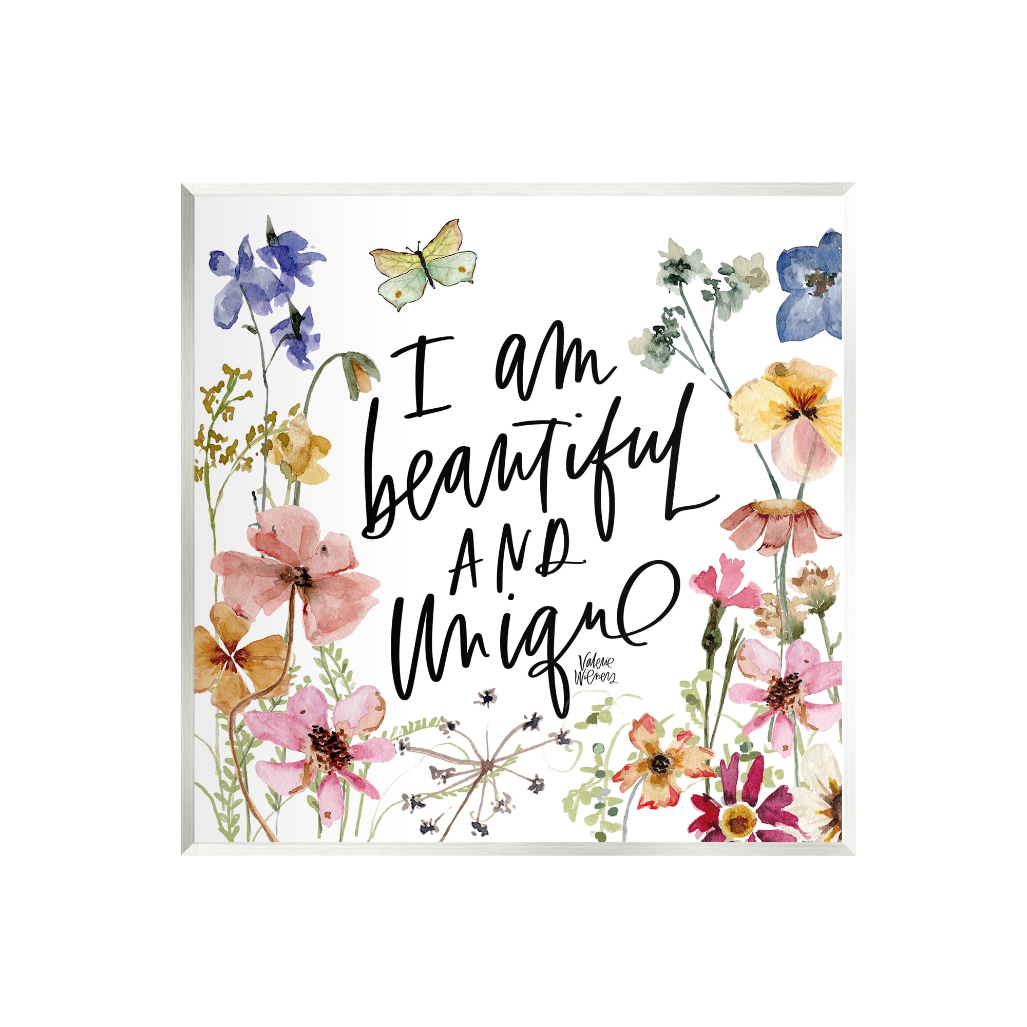 Stupell Beautiful & Unique Uplifting Nature Botanical & Floral Painting Wall Plaque Unframed Art Print Wall Art