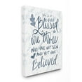 thumbnail image 1 of Stupell Blessed Are Those Elegant Navy and White Canvas Art, 16 x 20, 1 of 6