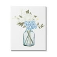 thumbnail image 1 of Stupell Blue Hydrangea Bunches Vase Botanical & Floral Painting Gallery Wrapped Canvas Print Wall Art, 1 of 5