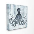 thumbnail image 1 of Stupell Blue Octopus Ocean Animal Illustration Canvas Art, 17 x 17, 1 of 6
