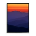 thumbnail image 1 of Stupell Bold Mountain Sunrise Sky Landscape Photography Black Framed Art Print Wall Art, 1 of 8