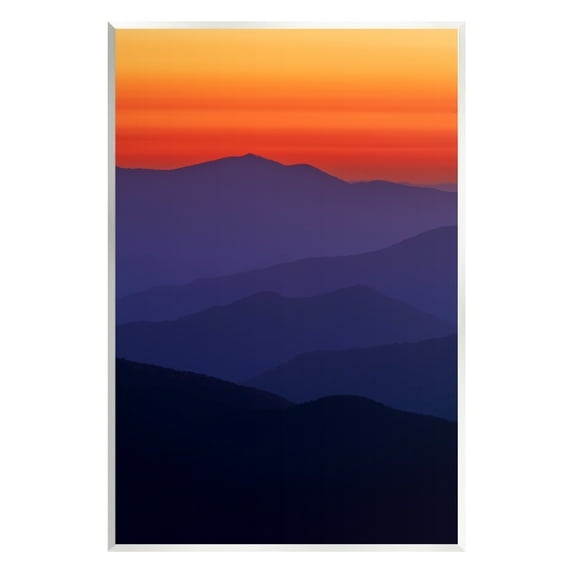 Stupell Bold Mountain Sunrise Sky Landscape Photography Wall Plaque Unframed Art Print Wall Art