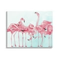 thumbnail image 1 of Stupell Bold Pink Flamingo Flock Animals & Insects Painting Gallery Wrapped Canvas Print Wall Art, 1 of 5