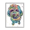 thumbnail image 1 of Stupell Bold Terrier Dog Pet Portrait Animals & Insects Painting Gray Framed Art Print Wall Art, 1 of 7