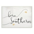 thumbnail image 1 of Stupell Born Southern Yellow Bees Script Typography, Wall Plaque, 10 x 0.5 x 15, A 13 x 19, 1 of 4
