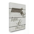 thumbnail image 1 of Stupell  Born and Raised Massachusetts Stretched Canvas Wall Art 24 x 30, 1 of 5