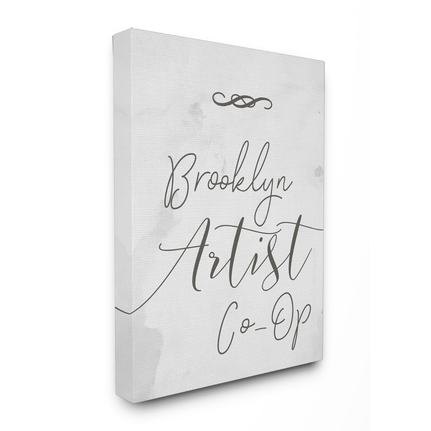 Stupell Brooklyn Artist Co-Op Typography Stretched Canvas Wall Art 16 x 20