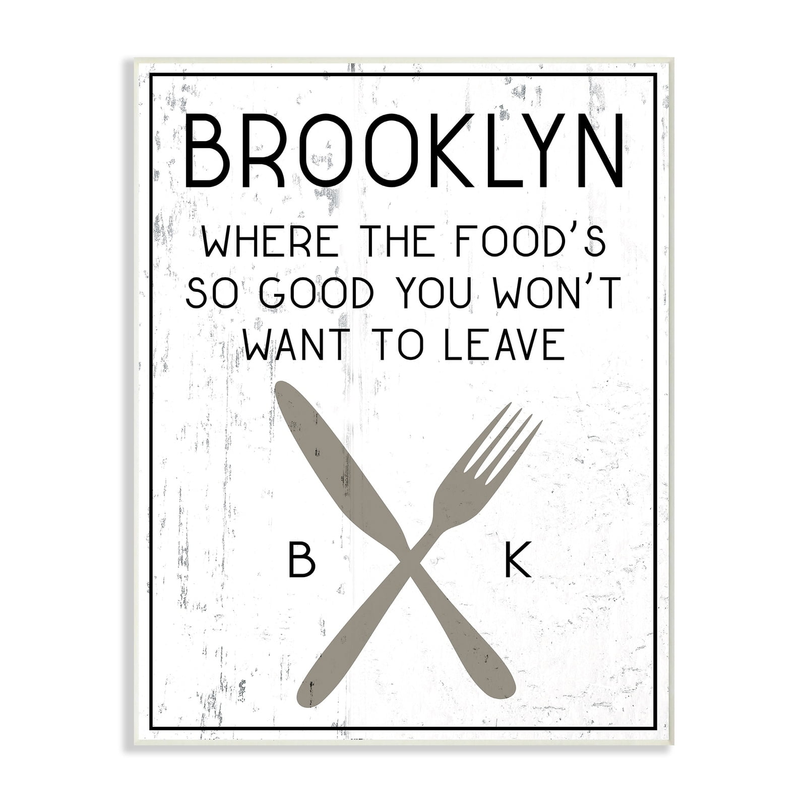 Stupell Brooklyn Food Wall Plaque Art 13 x 19