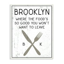 Stupell Brooklyn Food Wall Plaque Art 13 x 19