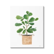 Stupell Casual House Plant Botanicals Botanical & Floral Painting Gallery Wrapped Canvas Print Wall Art