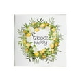 thumbnail image 1 of Stupell Choose Happy Lemon Roses Wreath Botanical & Floral Painting Wall Plaque Unframed Art Print Wall Art, 1 of 6