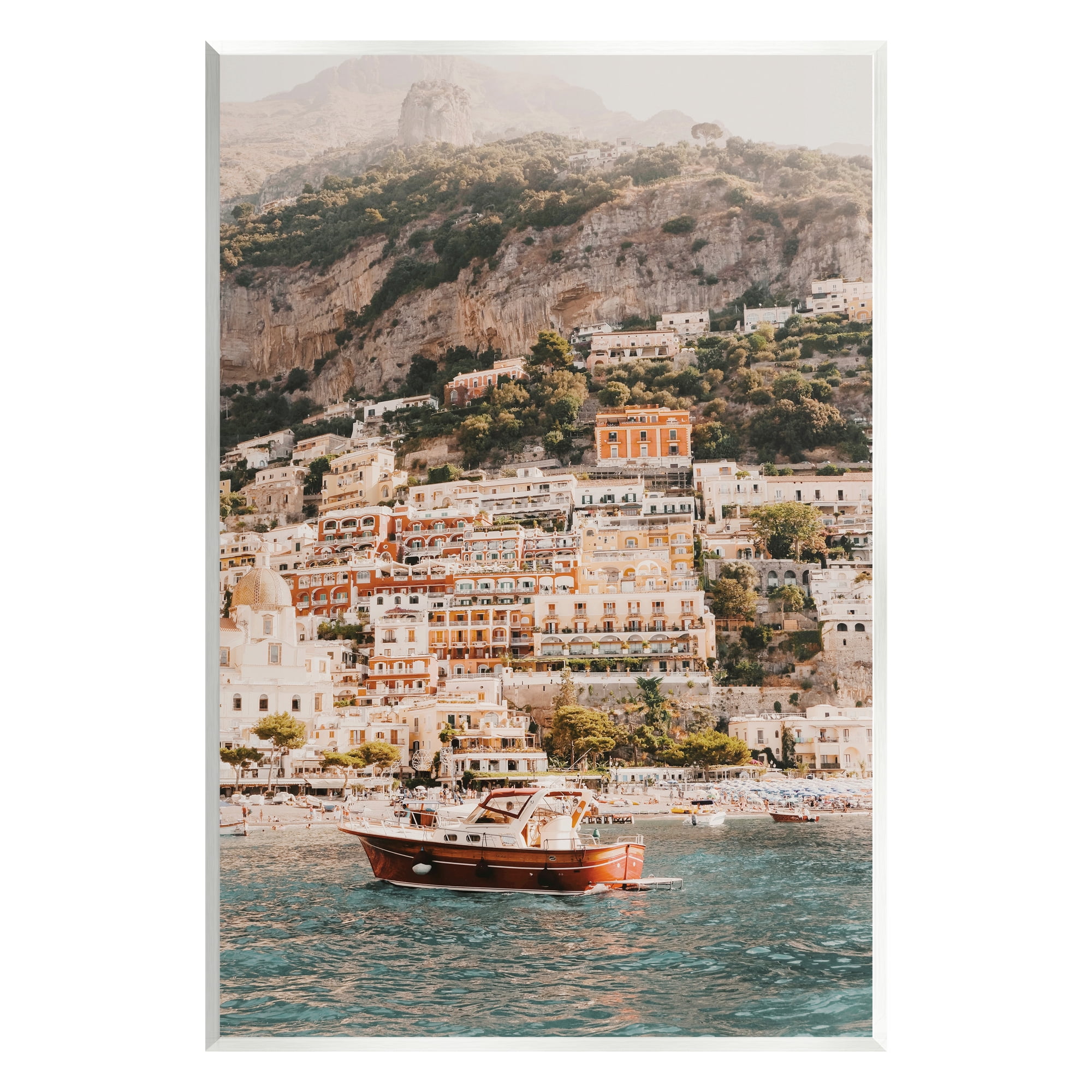 Stupell Coastal Port City Buildings Seaside Landscape Photography Wall Plaque Unframed Art Print Wall Art