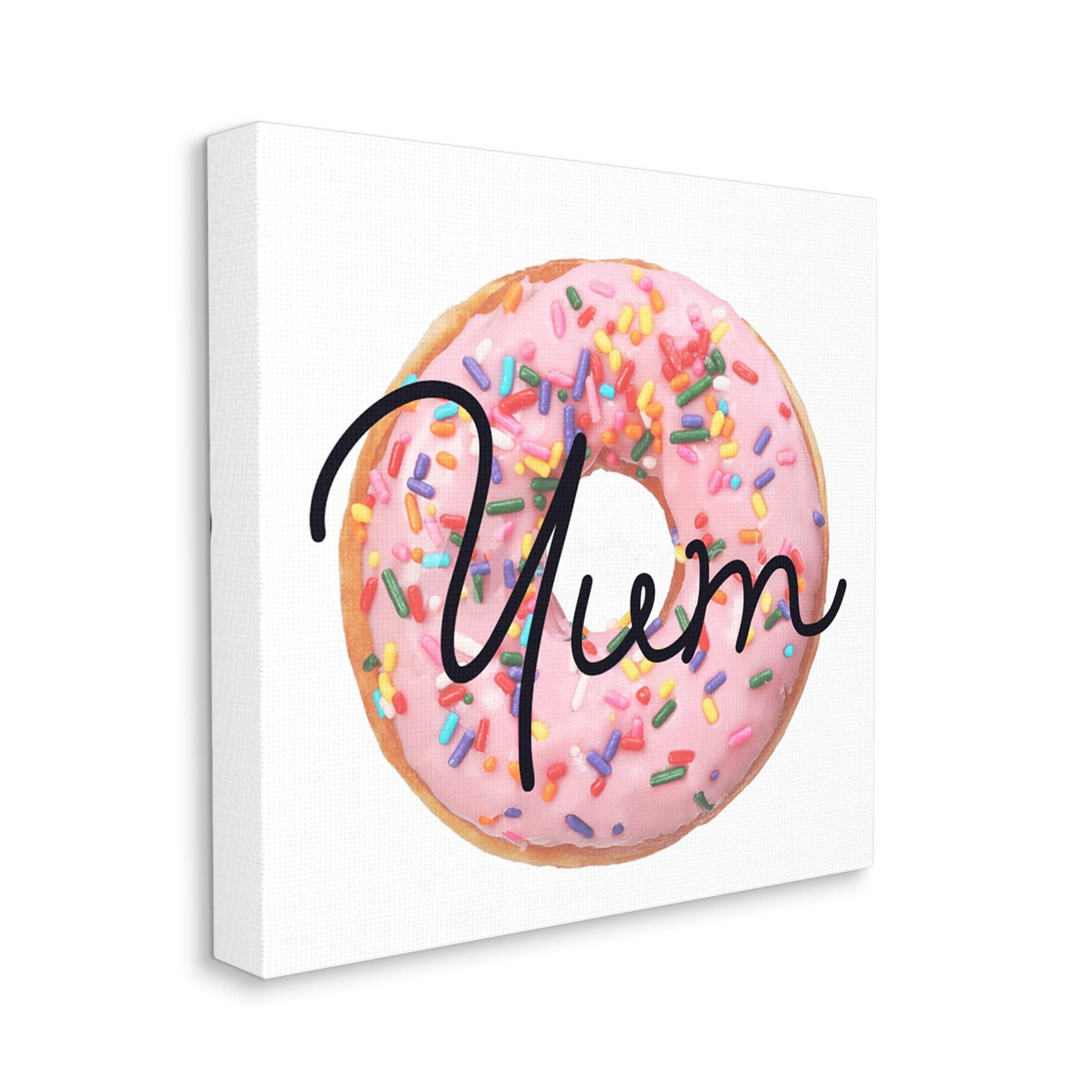 Stupell Collection Yum Sprinkle Donut Wall Art