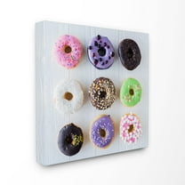 Stupell Colorful Donut Grid, Proudly A 17 x 17