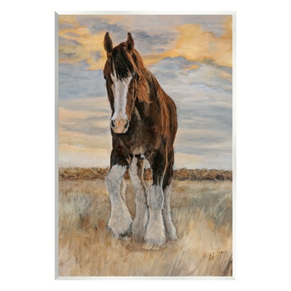 Stupell Colt Horse Farmhouse Animal Animals & Insects Painting Wall Plaque Unframed Art Print Wall Art