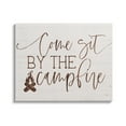 thumbnail image 1 of Stupell Come Sit By The Campfire Rustic Sign Inspirational Painting Gallery Wrapped Canvas Print Wall Art, 1 of 5
