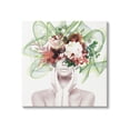 thumbnail image 1 of Stupell Conceptual Flower Face Woman Botanical & Floral Painting Gallery Wrapped Canvas Print Wall Art, 1 of 7