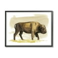 thumbnail image 1 of Stupell Country Bison Grazing Wildlife Animals & Insects Painting Black Framed Art Print Wall Art, 1 of 7