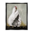 thumbnail image 1 of Stupell Country Hen Farm Animal Animals & Insects Painting Black Floater Framed Art Print Wall Art, 1 of 6
