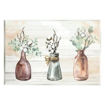 Stupell Country Herbs Vase Arrangement Botanical & Floral Painting Wall Plaque Unframed Art Print Wall Art