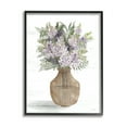 thumbnail image 1 of Stupell Country Lilac Blooms Arrangement Botanical & Floral Painting Black Framed Art Print Wall Art, 1 of 8