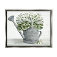 thumbnail image 1 of Stupell Country Watering Can Bouquet Botanical & Floral Painting Gray Floater Framed Art Print Wall Art, 1 of 6