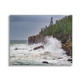 thumbnail image 1 of Stupell Crashing Ocean Waves Cliff Wall Landscape Photography Gallery Wrapped Canvas Print Wall Art, 1 of 5