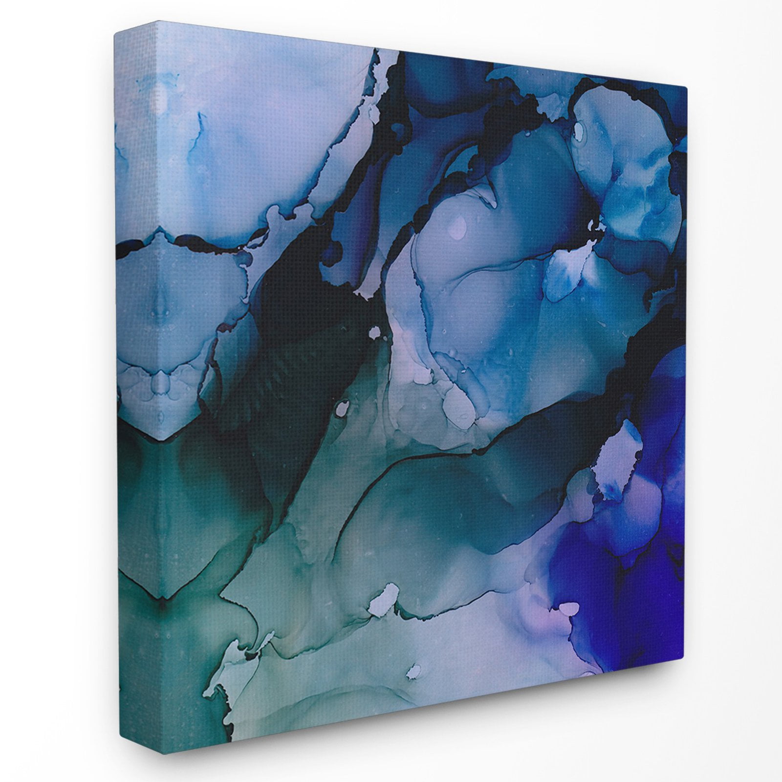 Stupell Deep Water Abstract Splashes Canvas Art, 17 x 1.5 x 17