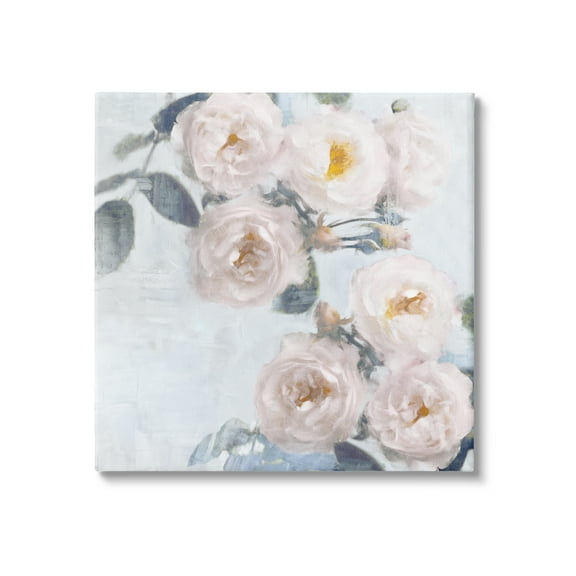 Stupell Delicate Pink Roses Arrangement Botanical & Floral Painting Gallery Wrapped Canvas Print Wall Art