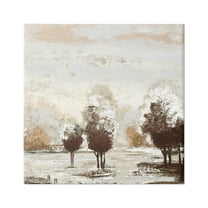 Stupell Distressed Nature Tree Collage Landscape Painting Gallery Wrapped Canvas Print Wall Art