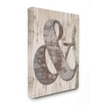 thumbnail image 1 of Stupell  Distressed Wood and Patina Ampersand Stretched Canvas Wall Art 16 x 20, 1 of 4