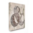thumbnail image 1 of Stupell  Distressed Wood and Patina Ampersand Stretched Canvas Wall Art 24 x 30, 1 of 4